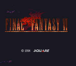 Final Fantasy VI - Woolsey Uncensored (with Bug Fixes) Title Screen